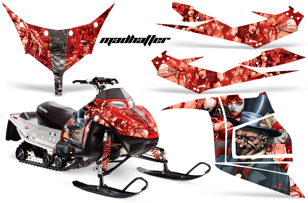 Polaris IQ Race Graphic Kit RED Madhatter JPG